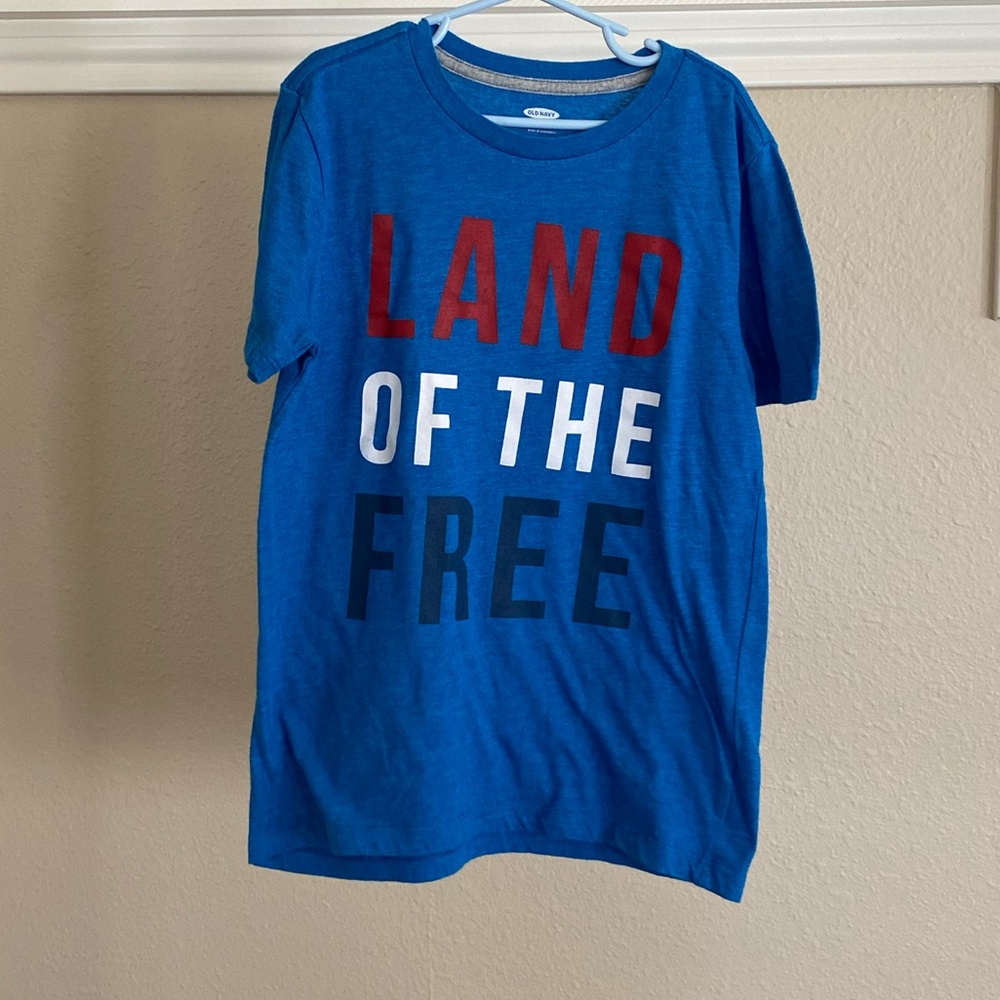 Boys Old Navy Land of the Free Graphic Tee